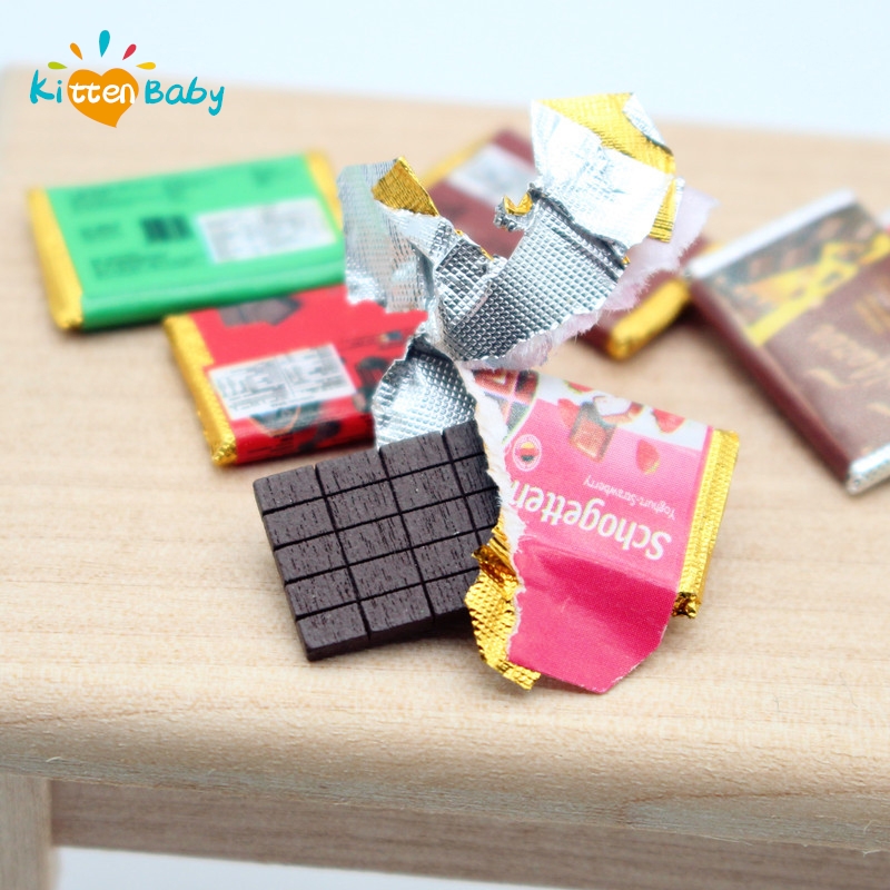 Chocolate Snack - نموذج لوح شوكولاتة صغير لبيت الدمية