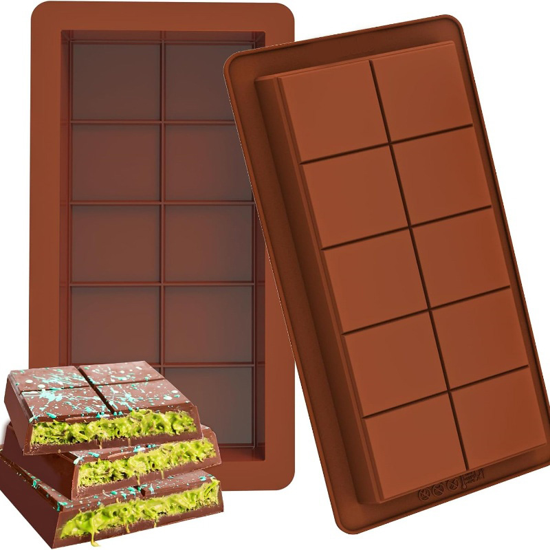 Protein Bar - قوالب ألواح الشوكولاتة، قضبان السيليكون، قالب