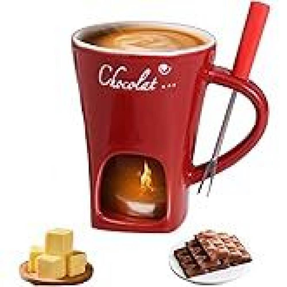 وعاء فوندو الشوكولاتة المصنوع  - مراجعة Chocolate Snack وسعره