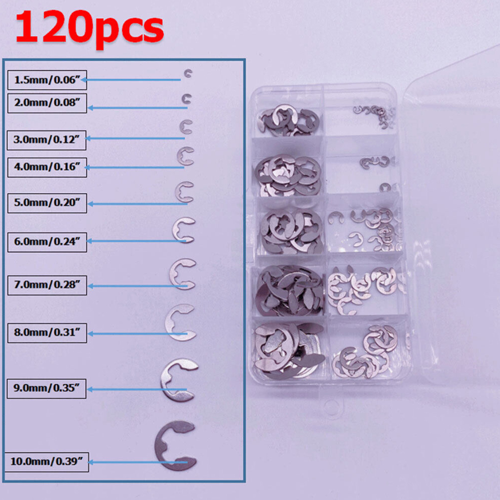 120 قطعة E-Clips C مقاطع الفول - مراجعة Nuts Mix وسعره